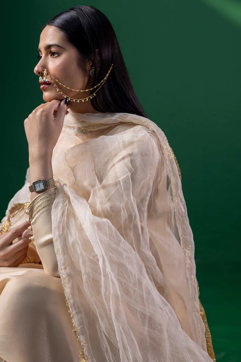 Golden Gleam Mahrani Dupatta - Image 4