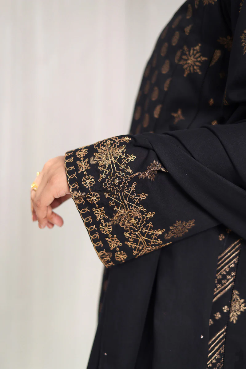 Golden Woven Raat ki Rani 3 Piece - Image 5