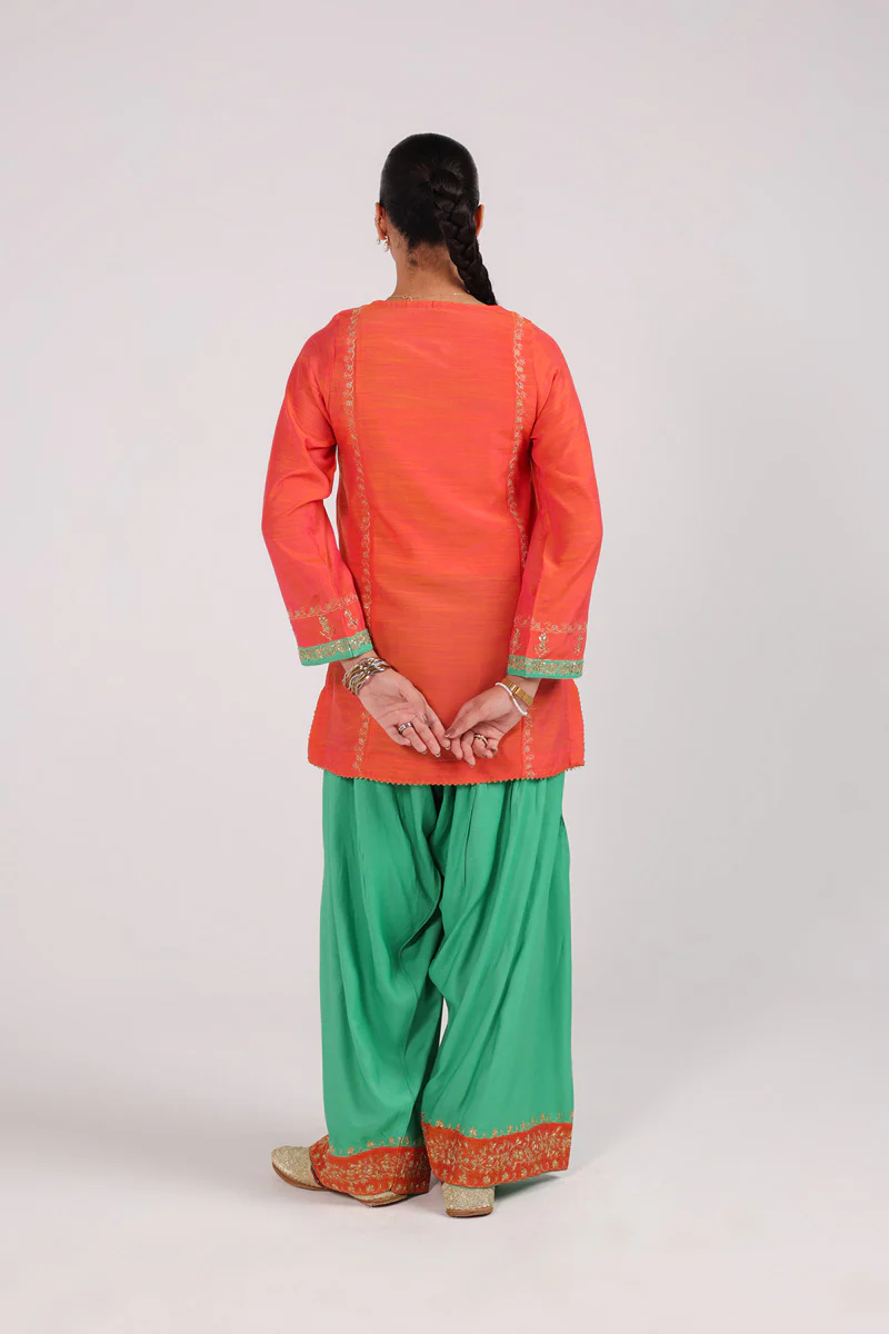 Shoukh Rang Zardozi Set - Image 7