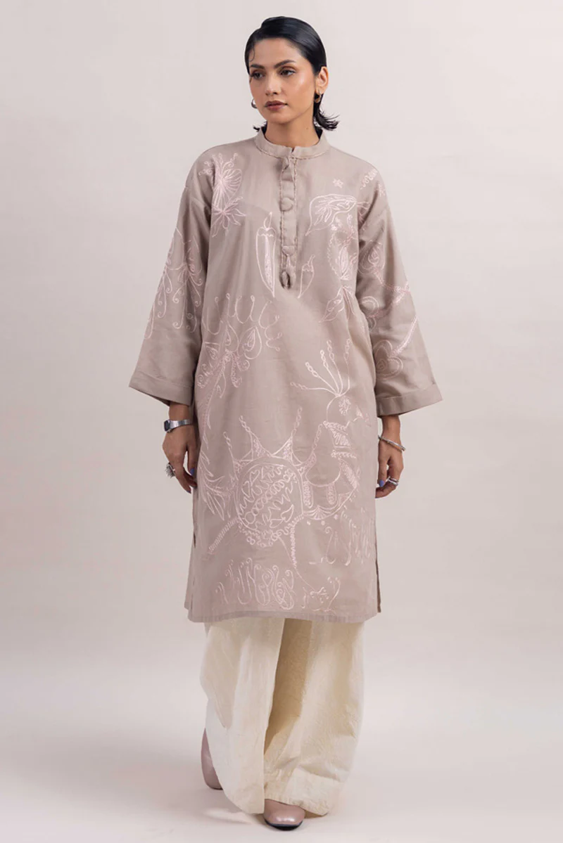 Mirchi Heart Embroidered Shirt