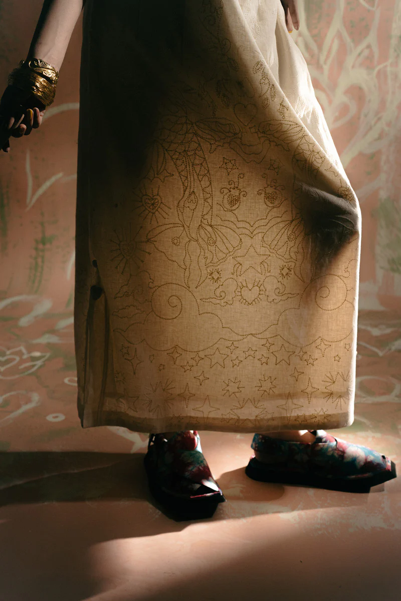 Heart Strings Embroidered Skirt - Image 7