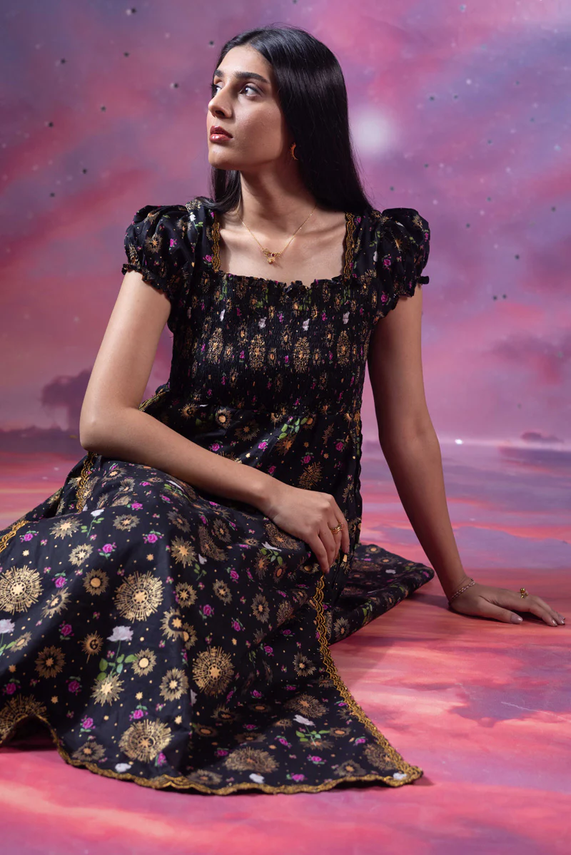 Raazi Ronak Smocked Dress - Image 2
