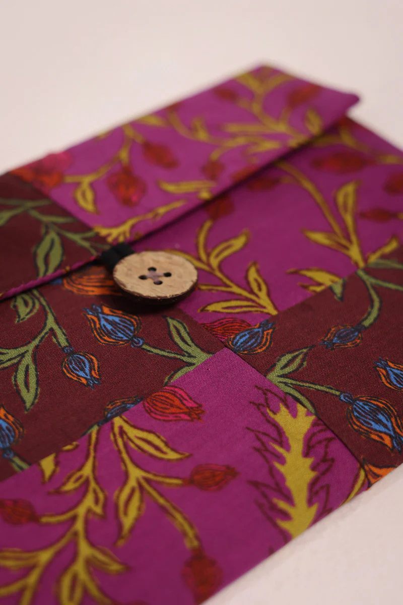 Patchwork Buttoned NoteBook - Image 3