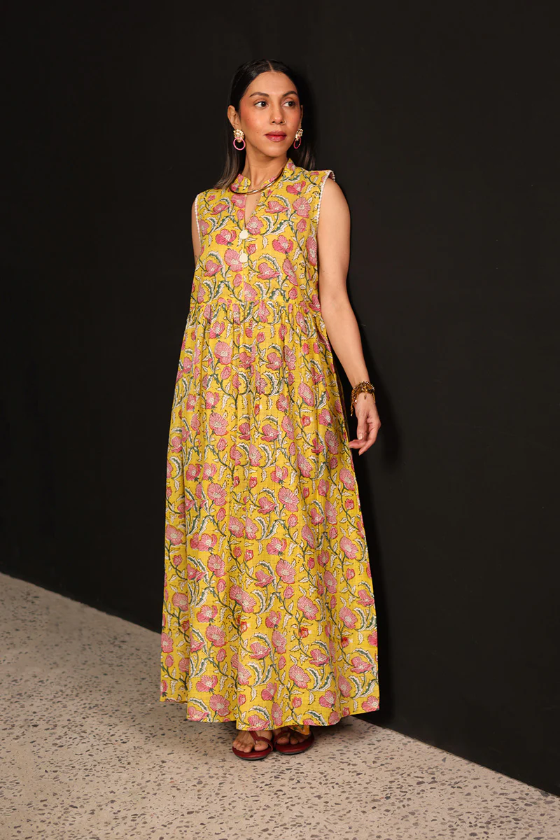 Sleeveless Amber Dastan Dress - Image 5