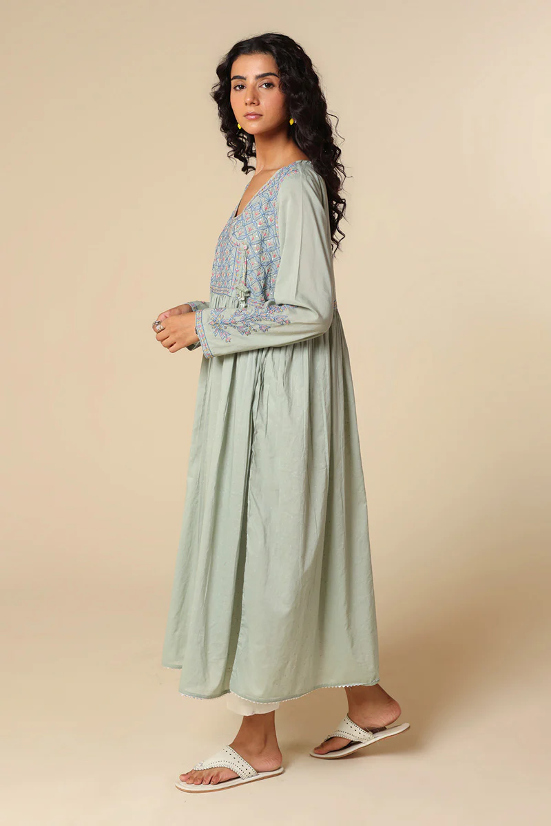Multani Blue Hues Angrakha - Image 10