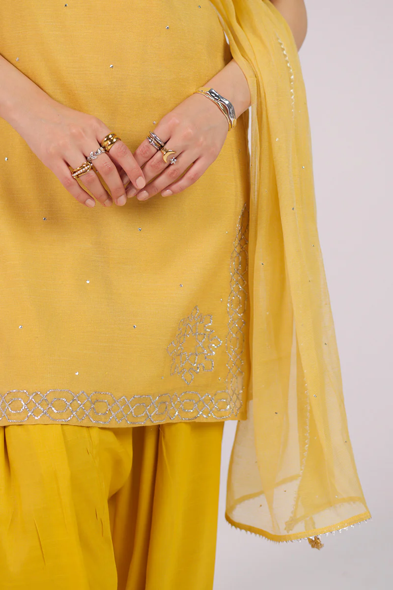 Zahra-e-Noor 3 Piece Suit - Image 9
