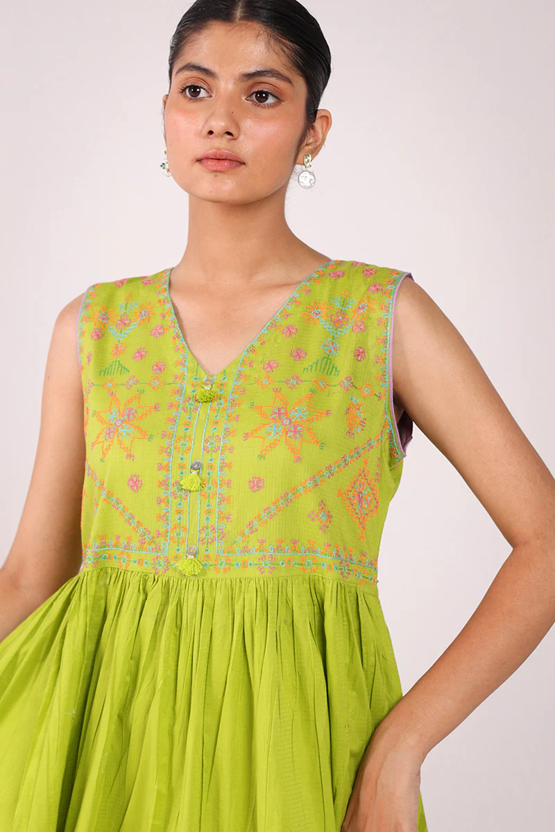Kasuti Mashup Raqs Frock - Image 2