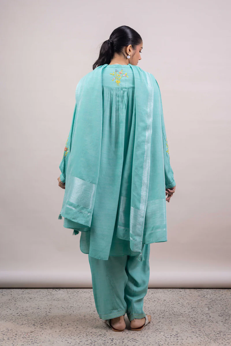 Hand-Embroidered Vintage Flea 3-Piece Set - Image 5