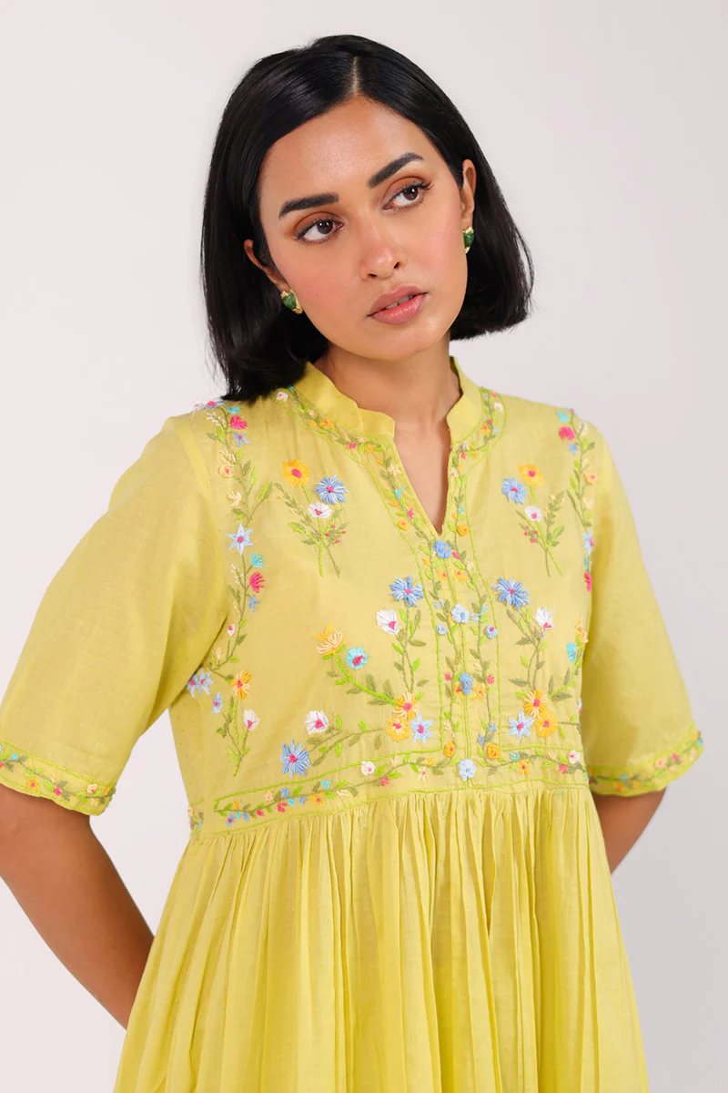 Floral Crush Hand-Embroidered Set - Image 4