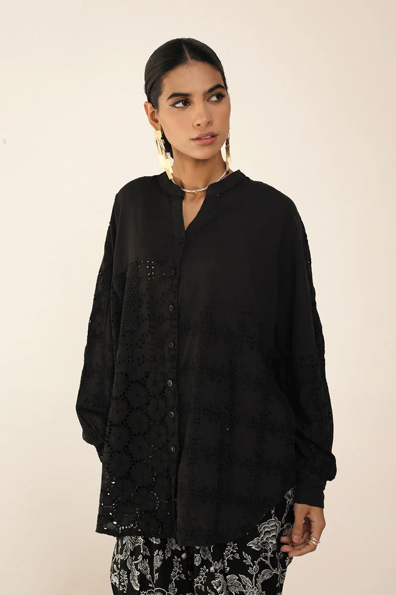Spring Fling lacy Cutwork Top - Image 5