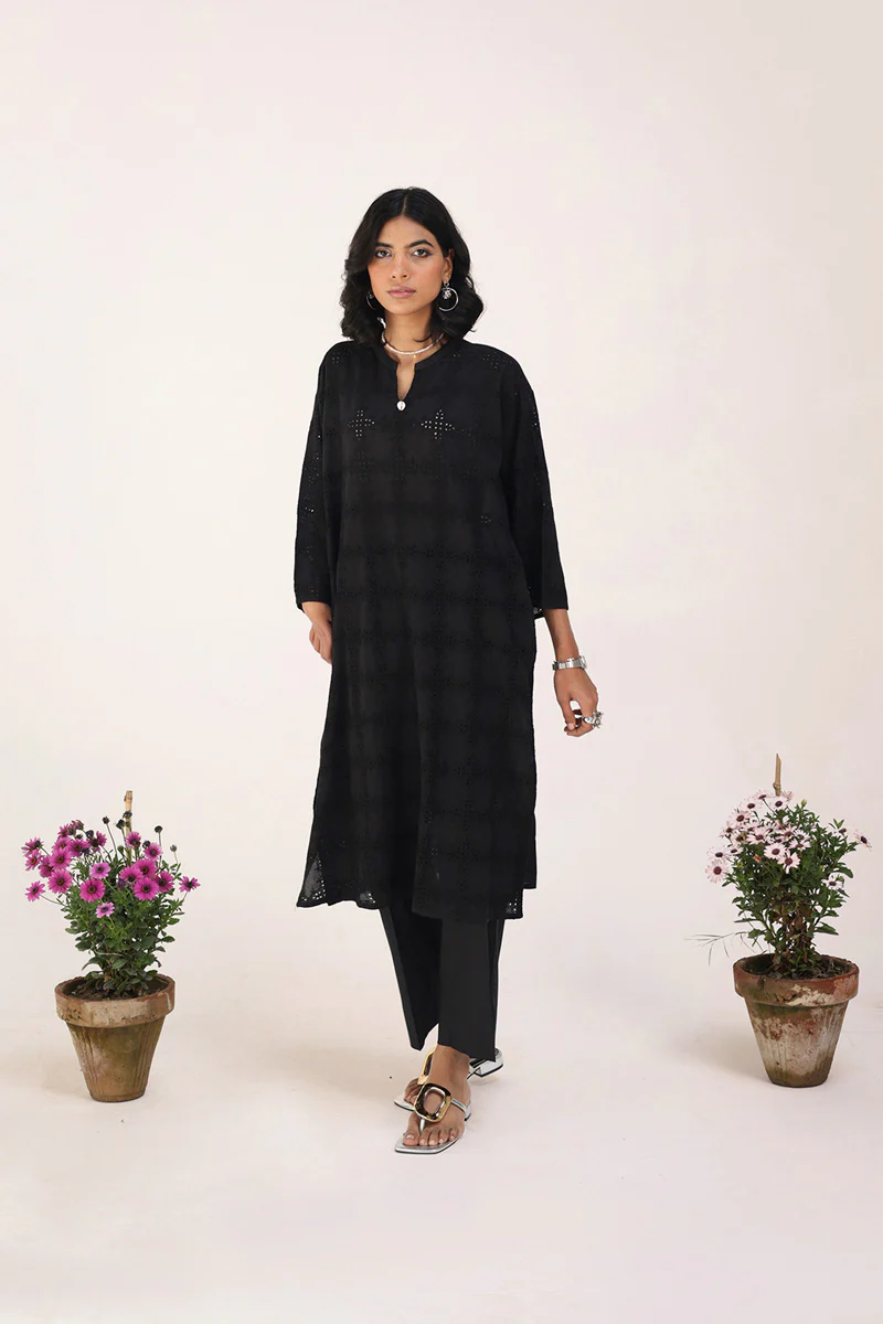 Spring Fling Schiffli Whispers Kurta - Image 10