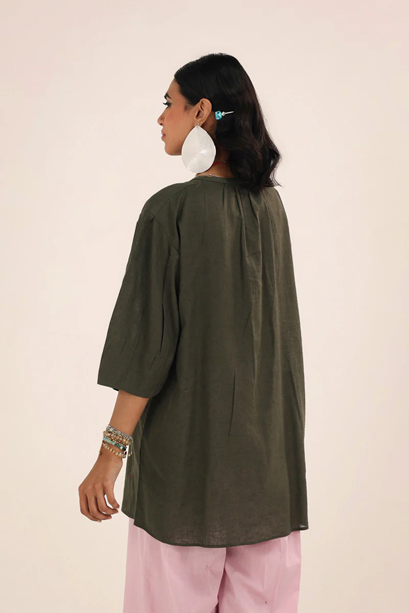 Linen love buttoned top - Image 4