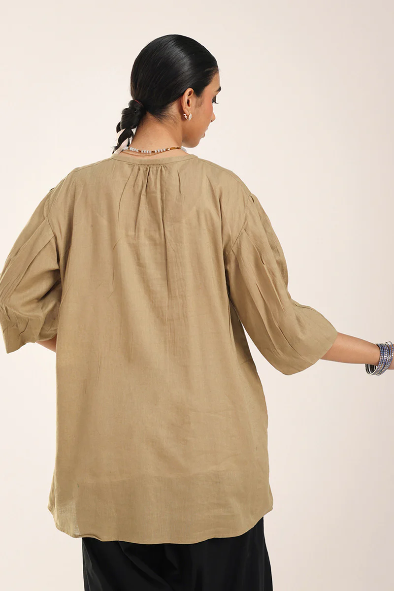 Linen love buttoned top - Image 9