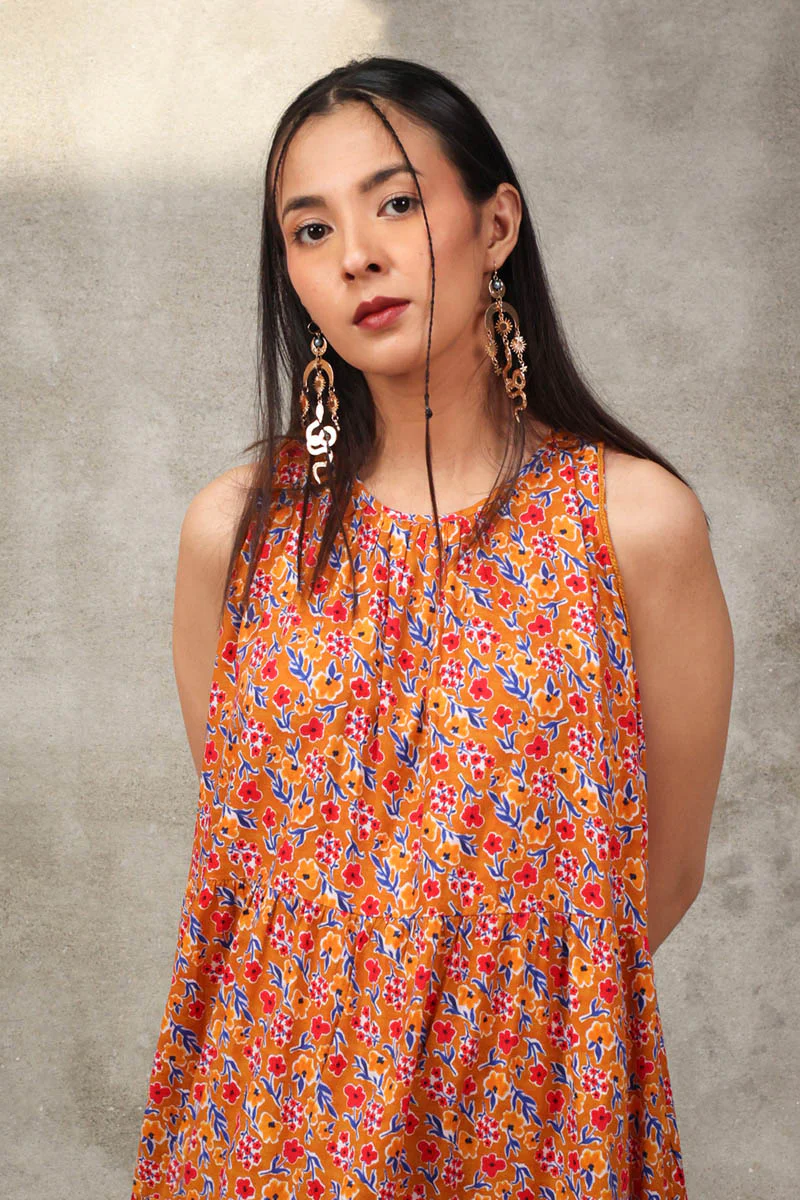 Techno Burst Tiered Dress - Image 4
