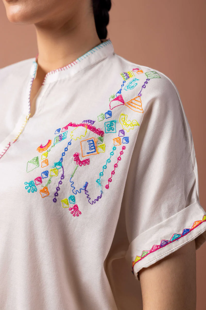 Color Waves Whimsy Kurta - Image 11