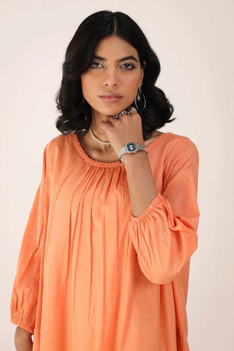 Solid Hued Seafoam Kurta - Image 4