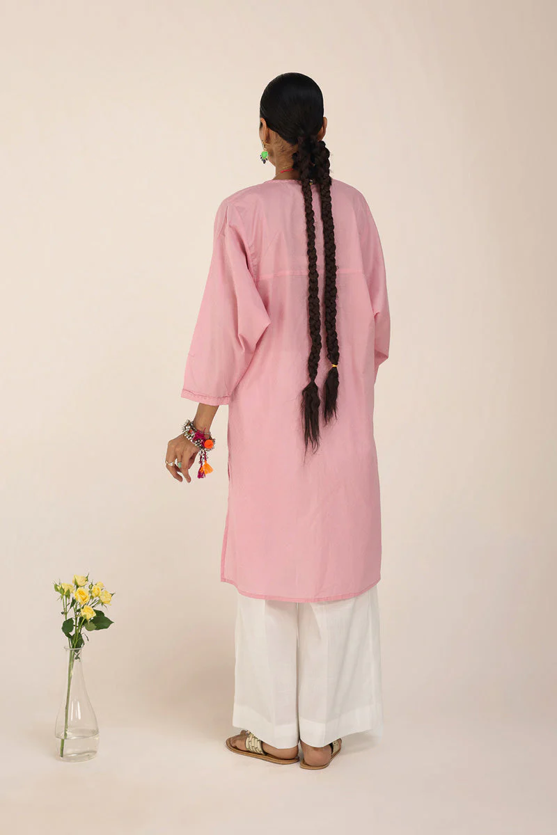 Sea Foam-Solid Kurta - Image 14