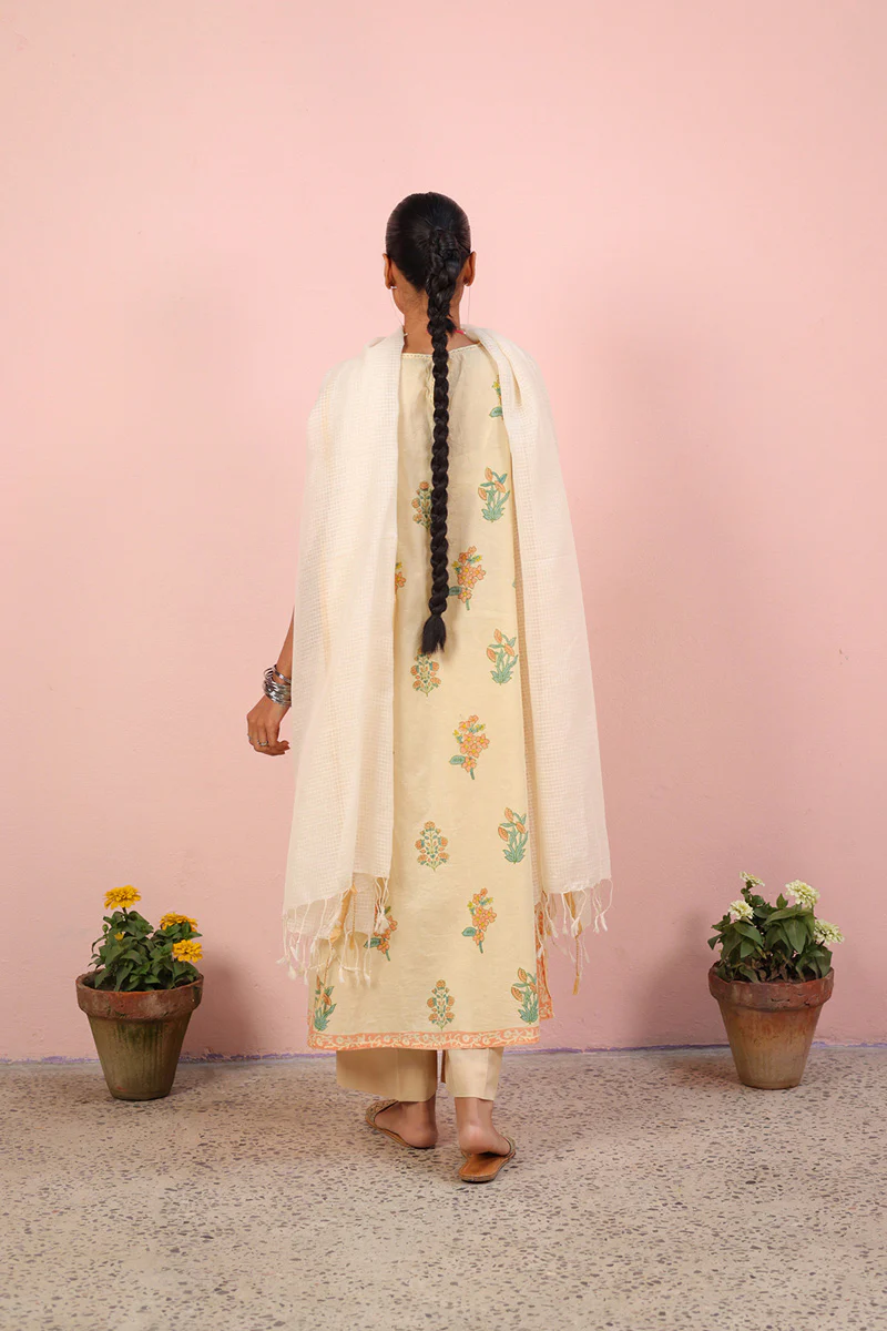 Chintz Whisper Block Essence Kurta - Image 8