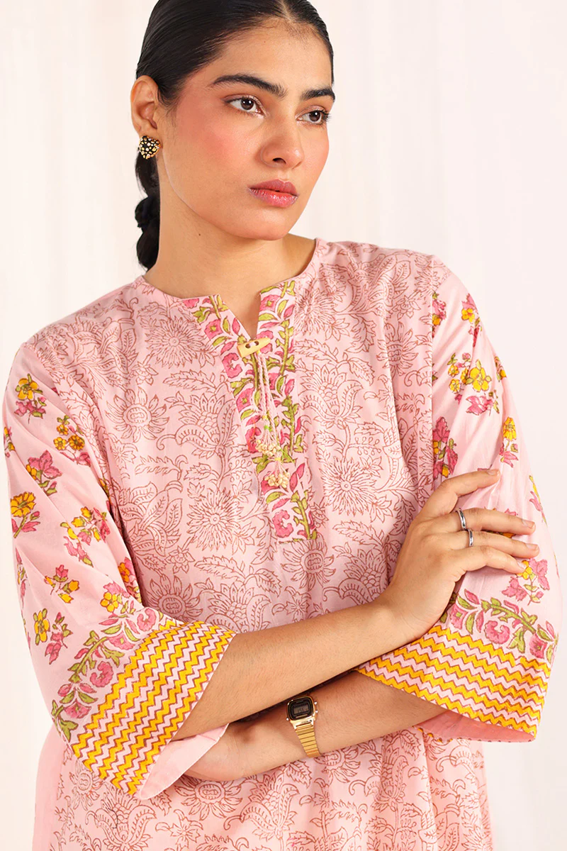 Chintz Whisper Blockscope Kurta - Image 2