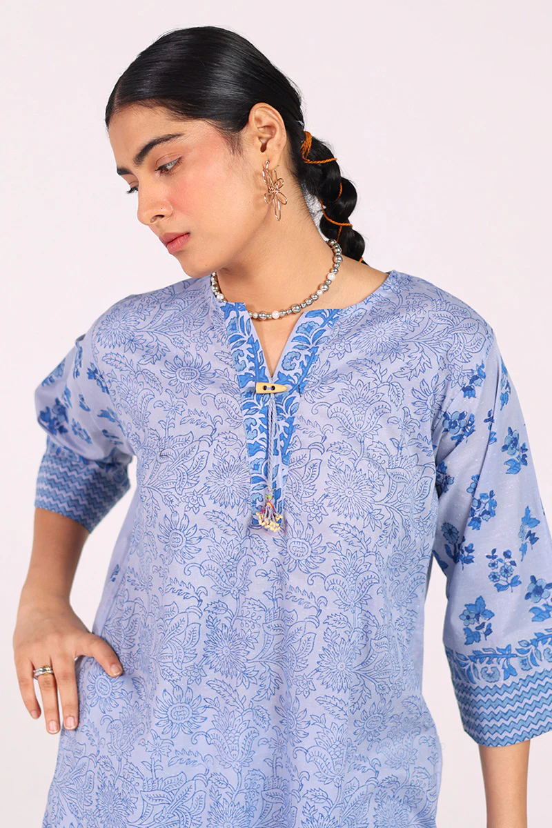 Chintz Whisper Blockscope Kurta - Image 6
