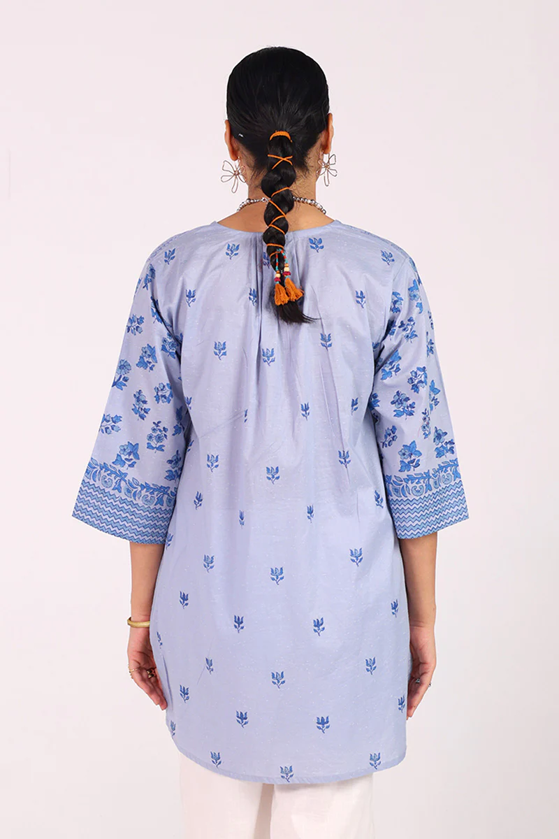 Chintz Whisper Blockscope Kurta - Image 7