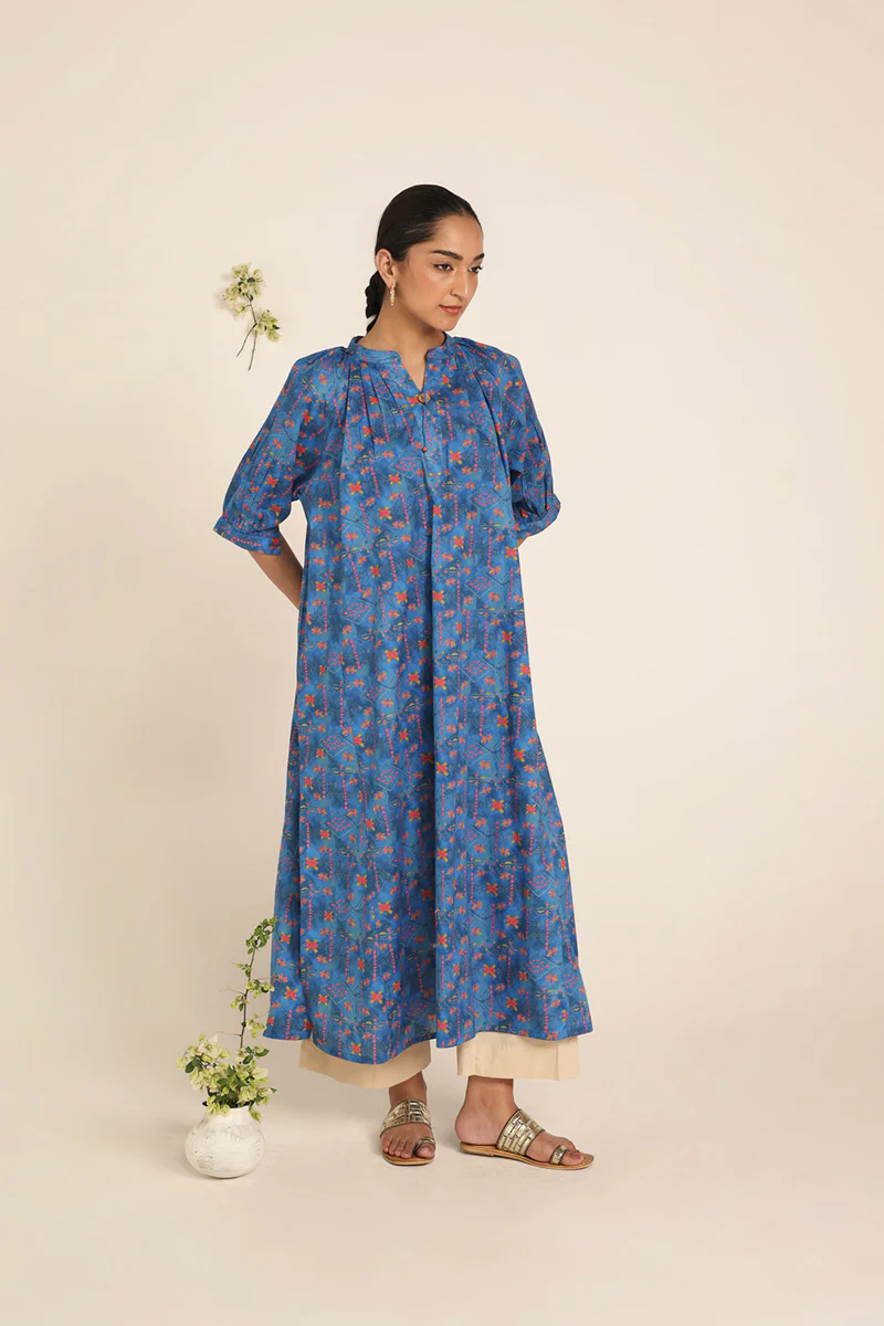 Fluorescent Jigsaw Kurta - Image 2