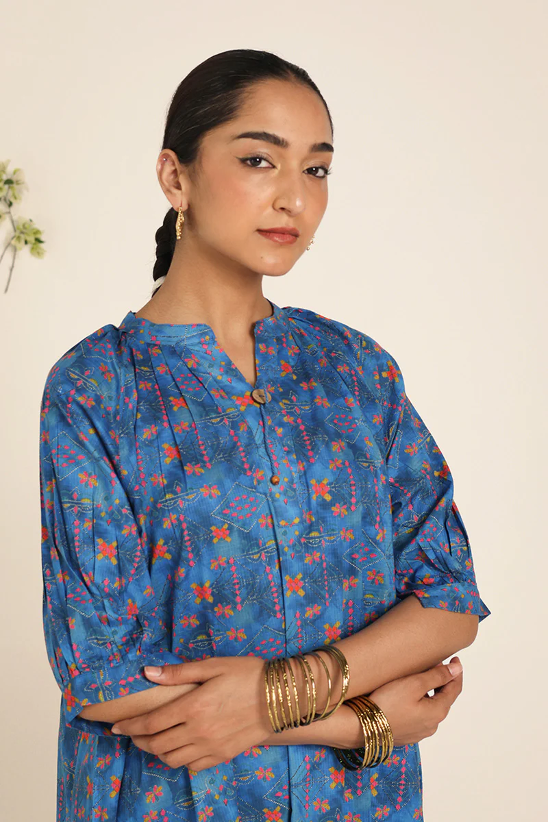 Fluorescent Jigsaw Kurta - Image 3