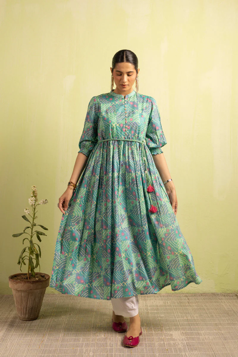 Rangeela Chunari Frock - Image 12