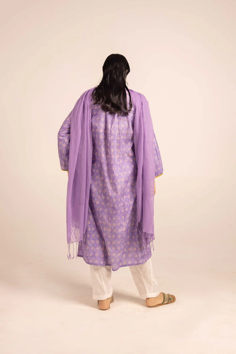 Rangeela Pleated Whisper Kurta - Image 4