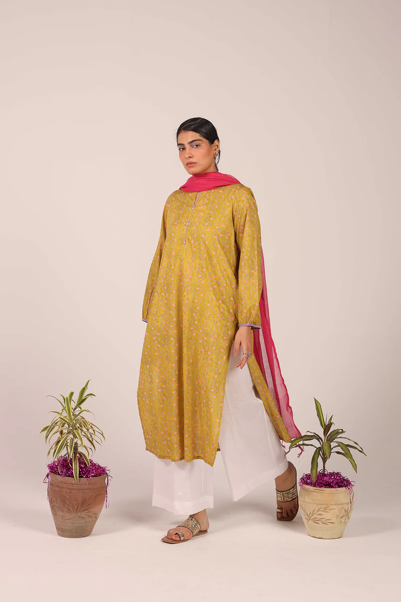 Rangeela Pleated Whisper Kurta - Image 9