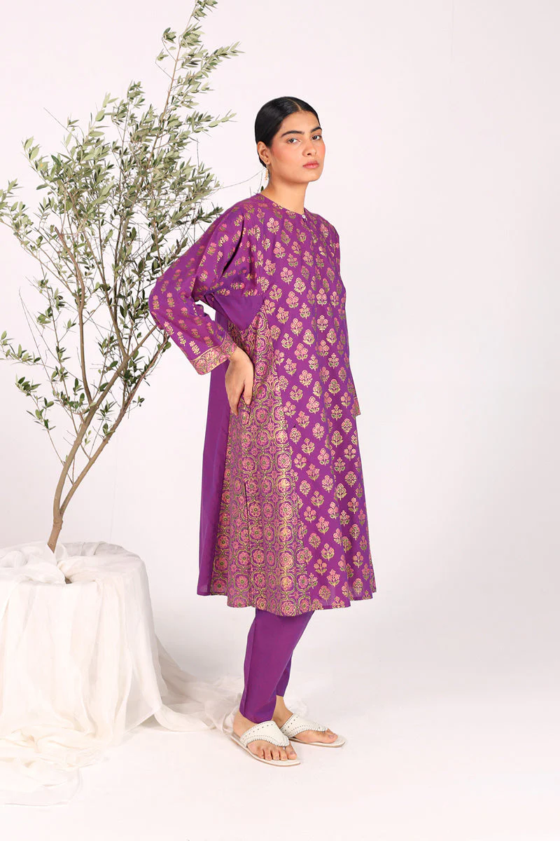 Mehak Hand-Block Printed Ensemble - Image 10