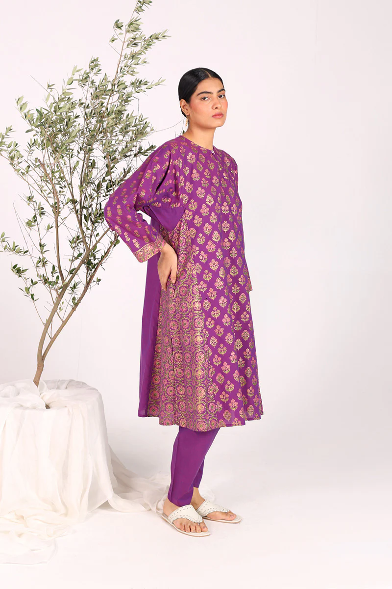 Mehak Hand-Block Printed Ensemble - Image 6