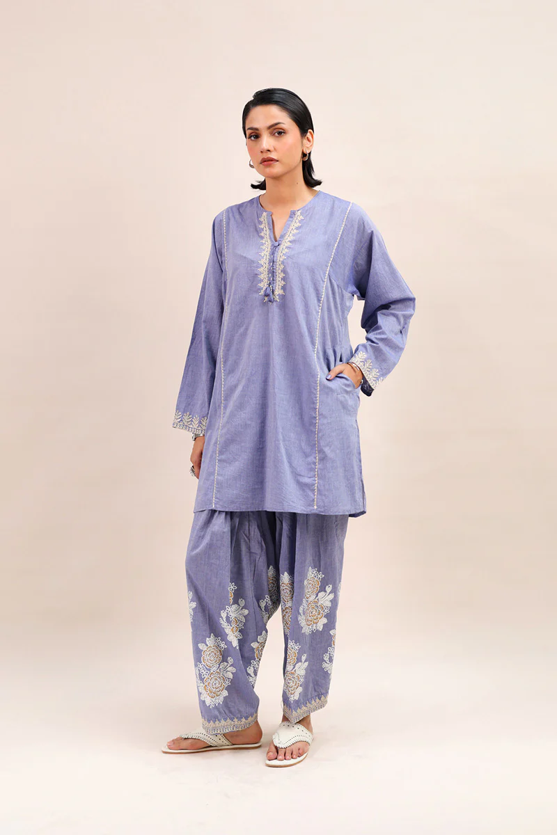 Tassel Glimmer Mehak Dual-Set