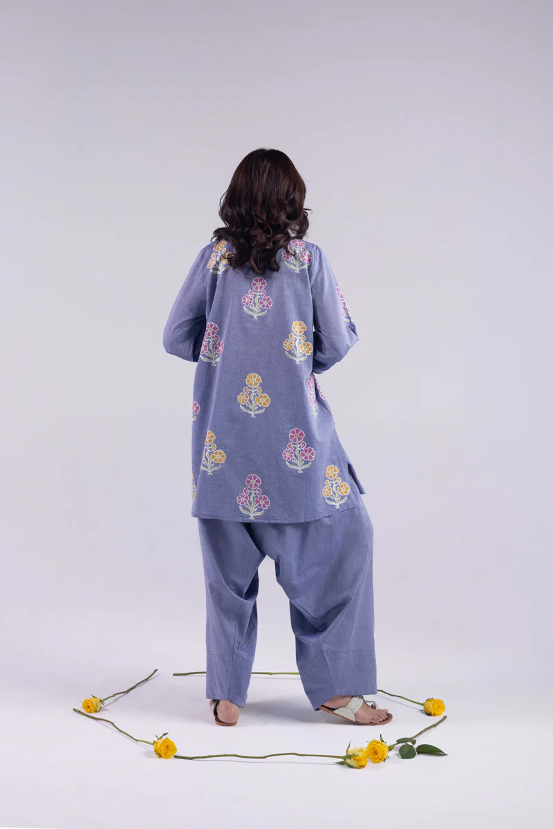 Mehak Blossom Block-Print Set - Image 10