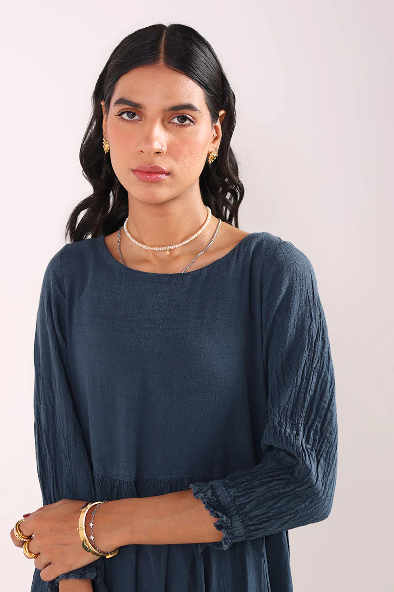 Dare To Denim Tiered Dress - Image 2