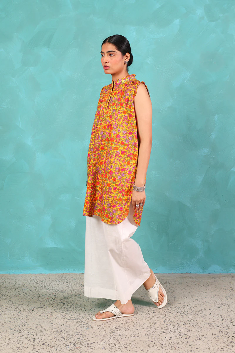 Painted Dreams Frill Bloom Kurta - Image 3