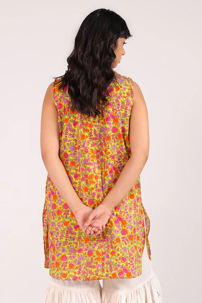 Painted Dreams Frill Bloom Kurta - Image 8