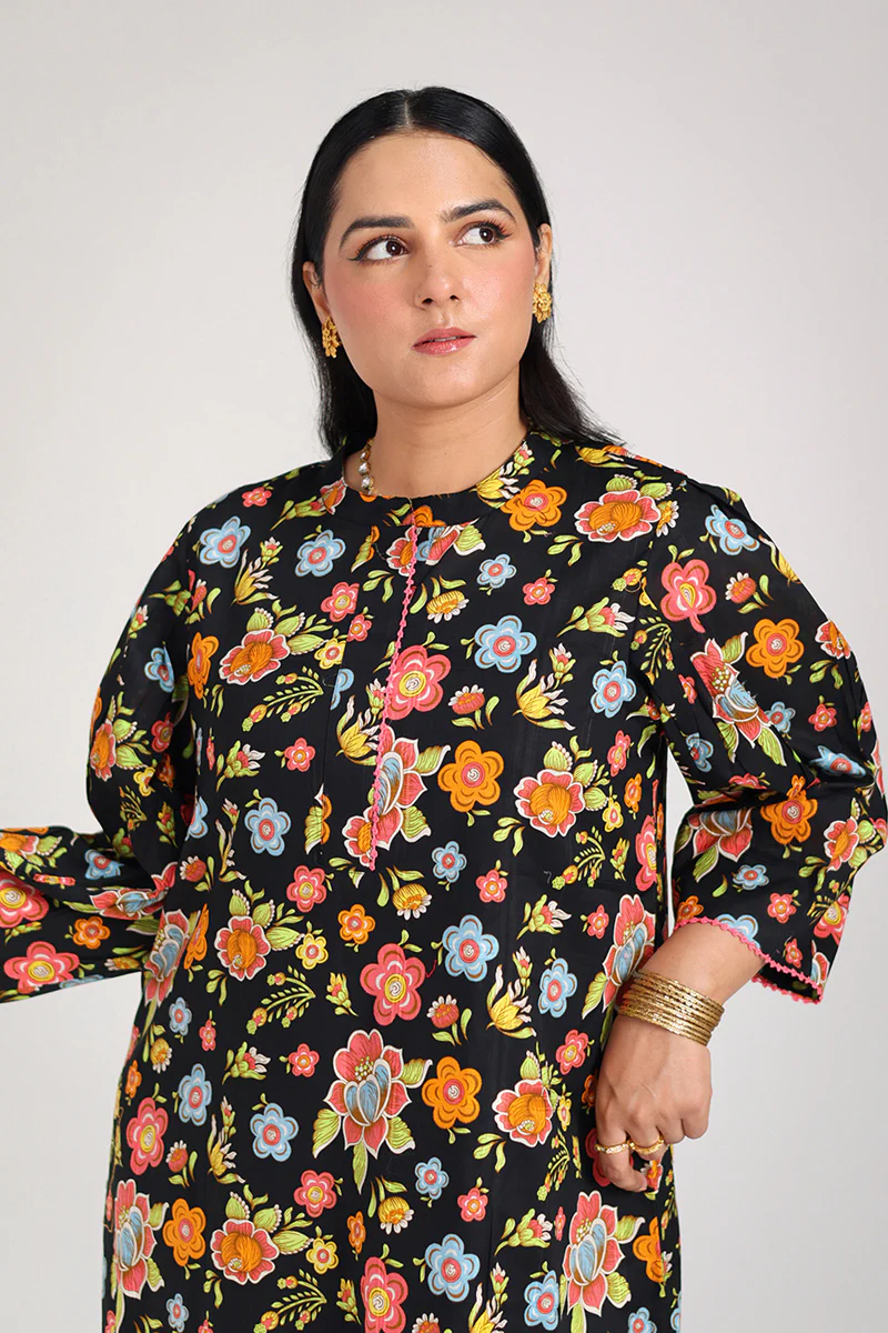Floral Printed Dream Kurta - Image 2