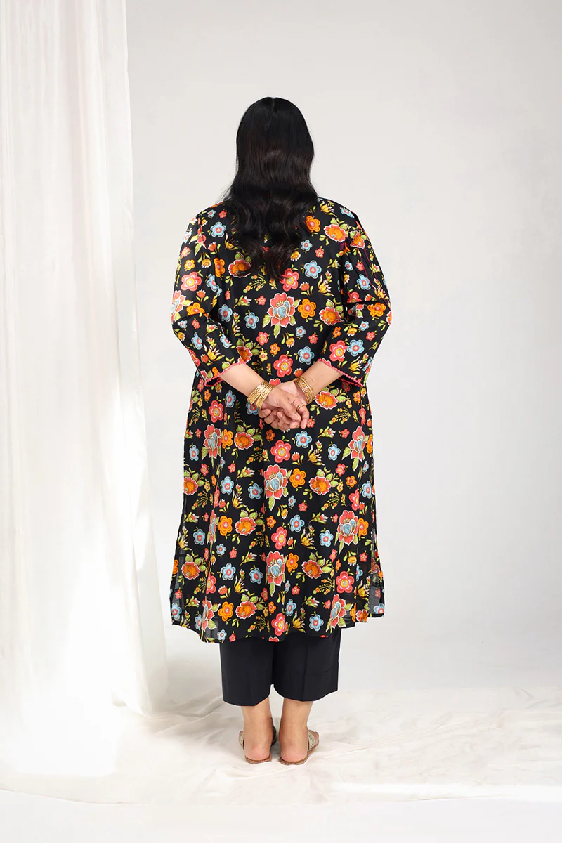 Floral Printed Dream Kurta - Image 4
