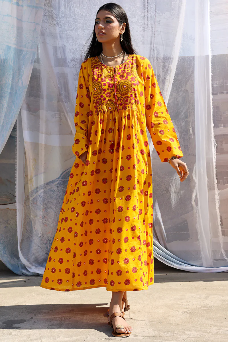 Floral Theory Printed Dress - Image 9