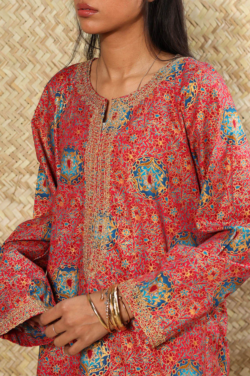 Golden Tapestry Polki Set - Image 11