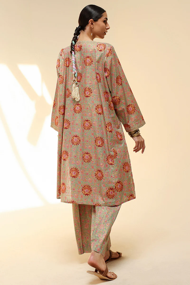 Golden Tapestry Polki Set - Image 9