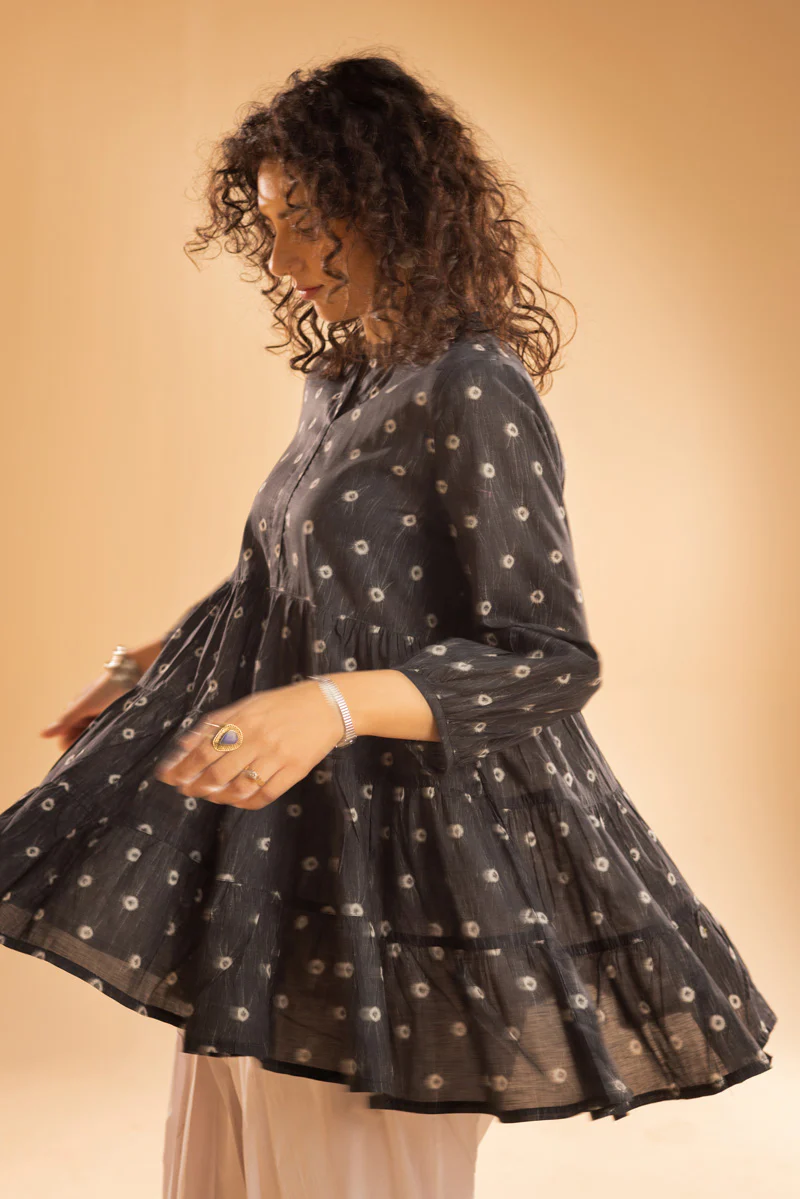 Shibori Peplum Edit - Image 5