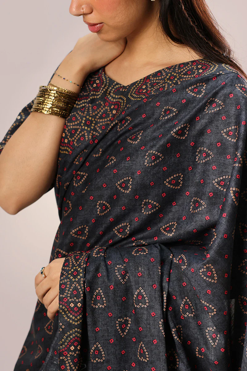 Chunari Drape Saree - Image 7