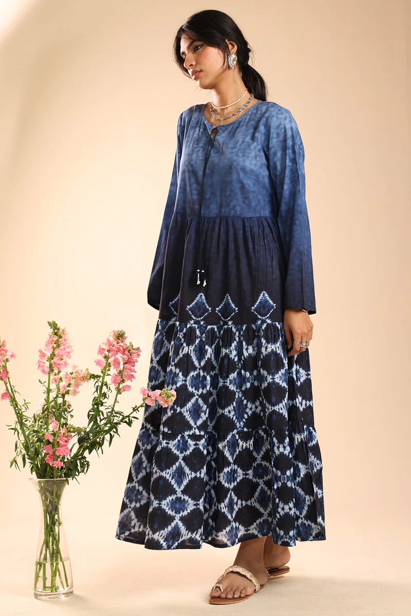 Rang Kahani Tiered Dress
