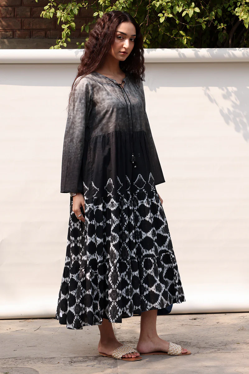 Rang Kahani Tiered Dress - Image 15