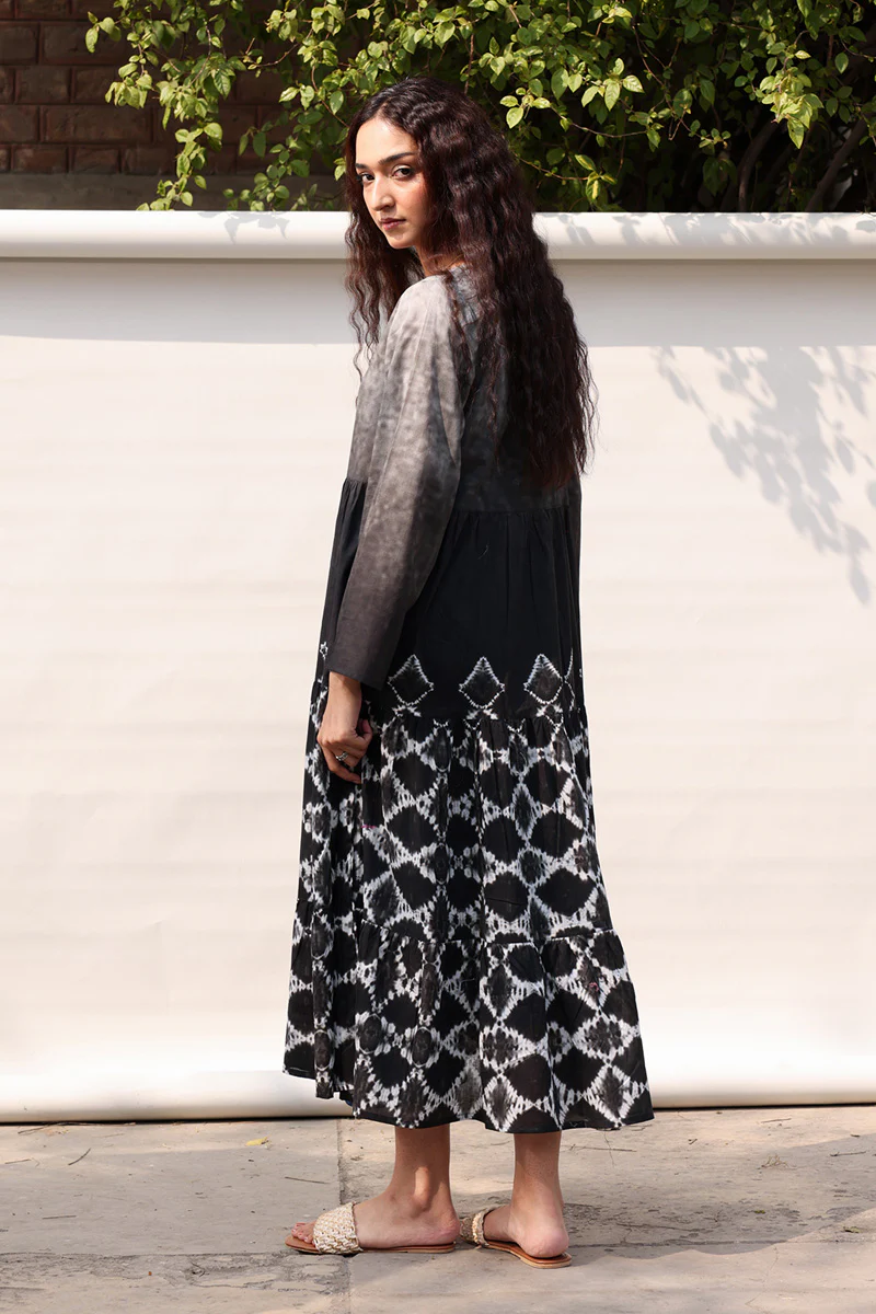 Rang Kahani Tiered Dress - Image 16