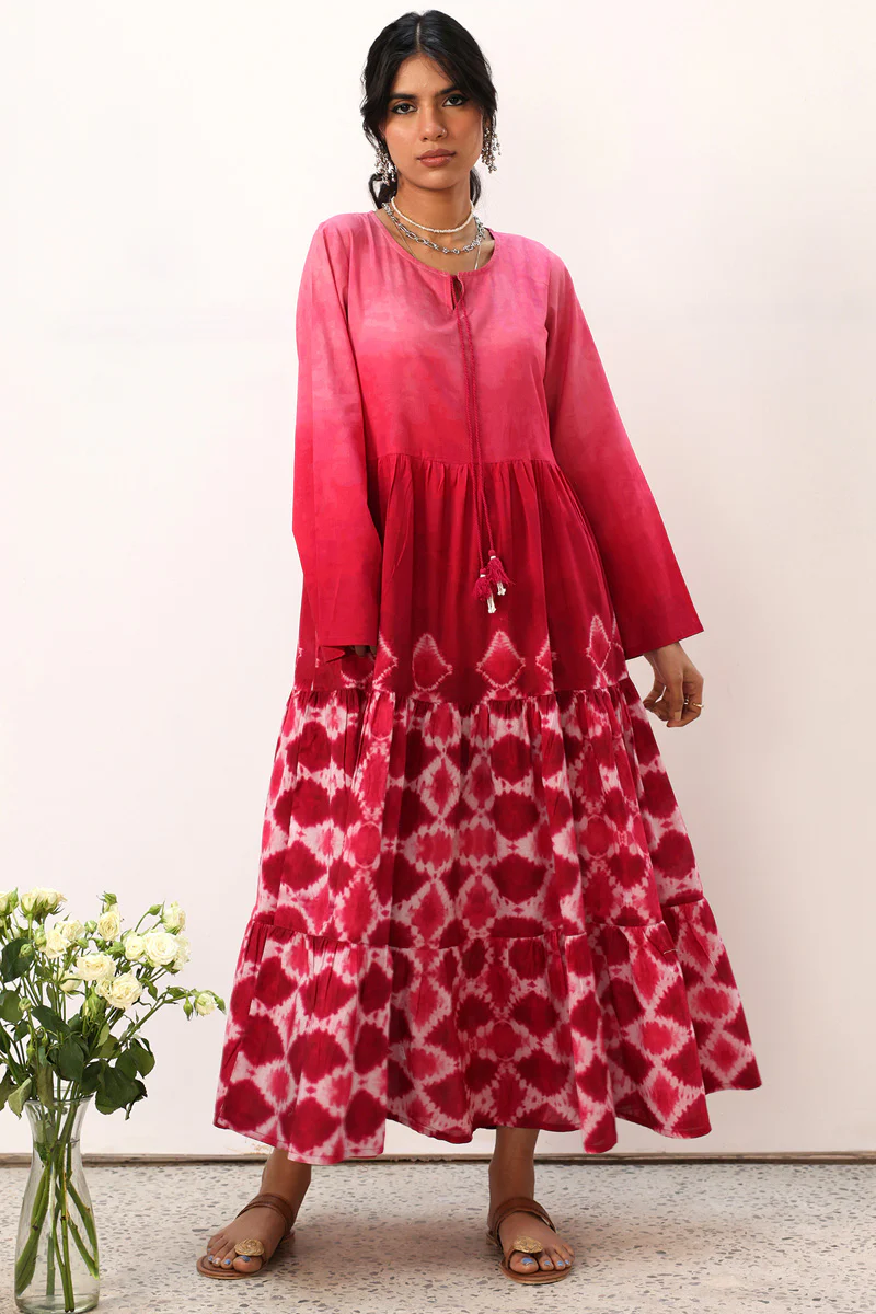 Rang Kahani Tiered Dress - Image 6