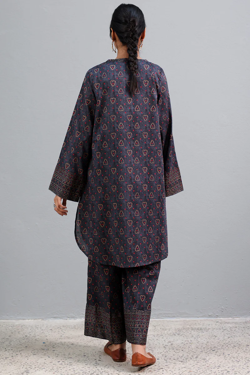 Mukaish Beats Printed Set - Image 11