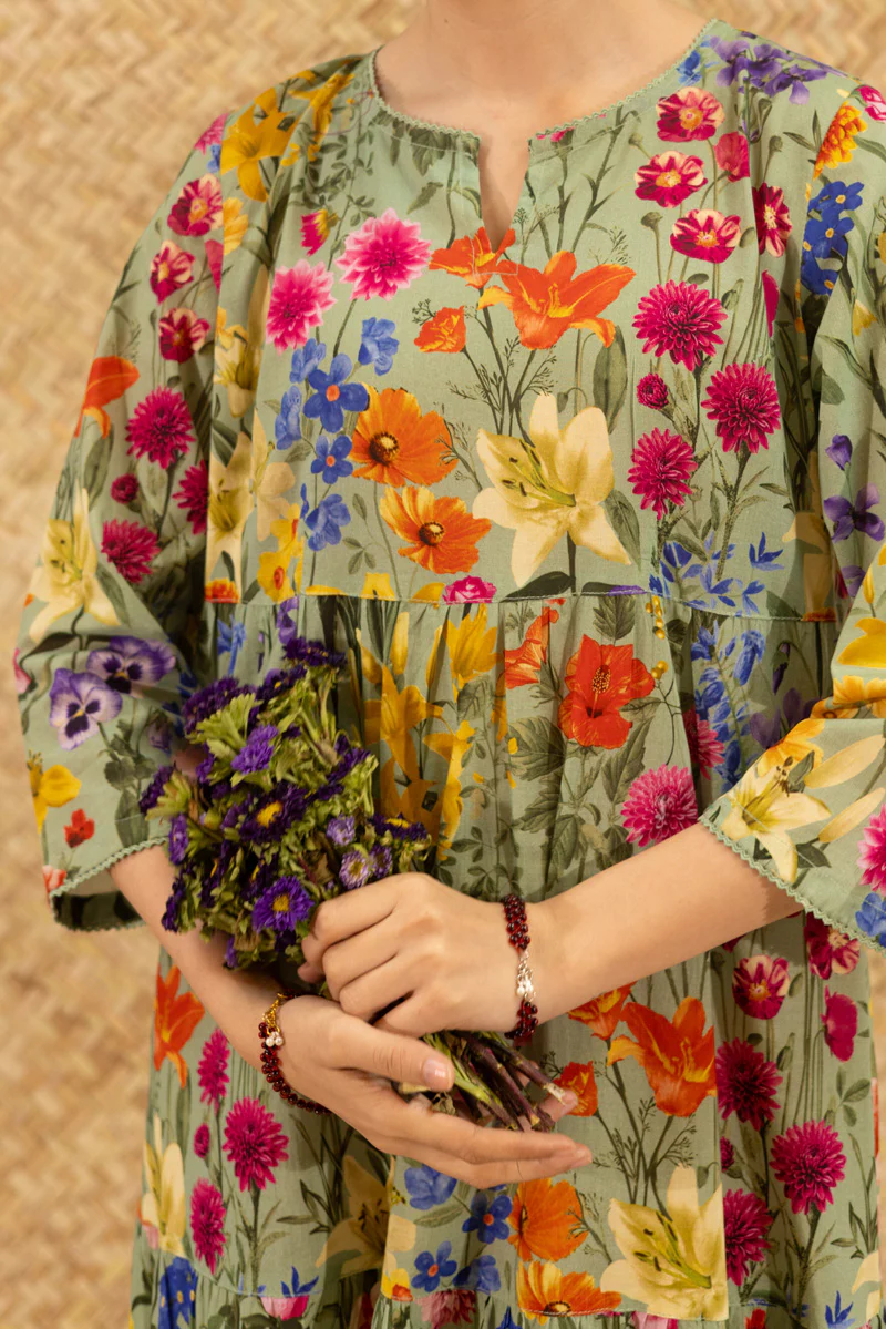 Spring Whisper Tiered Dress - Image 4